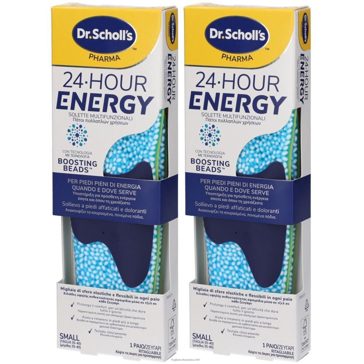Compra Online dr. scholl´s 24 hour energy solette multifunzionali taglia s 2x1 st e Trova il miglior prezzo