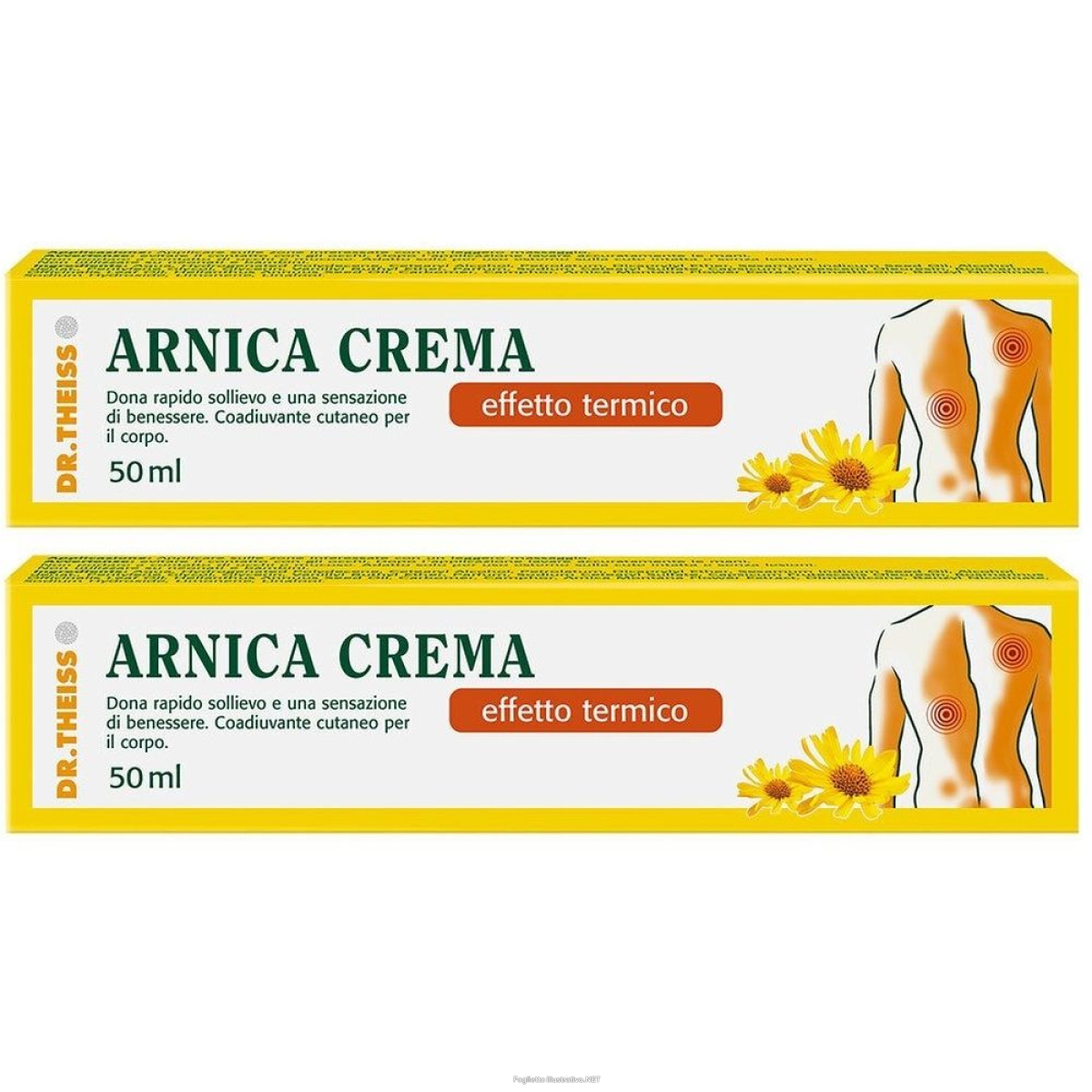Compra Online dr. theiss arnica crema set da 2 2x50 g pomata e Trova il miglior prezzo
