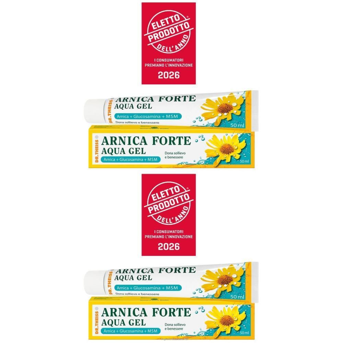 Compra Online dr. theiss arnica forte aqua gel 2x50 ml e Trova il miglior prezzo