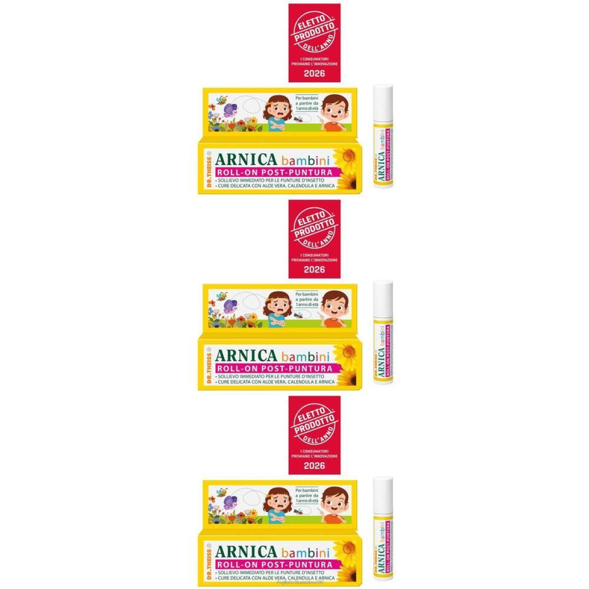 Compra Online dr. theiss bambini roll-on arnica post-puntura 3x15 ml e Trova il miglior prezzo