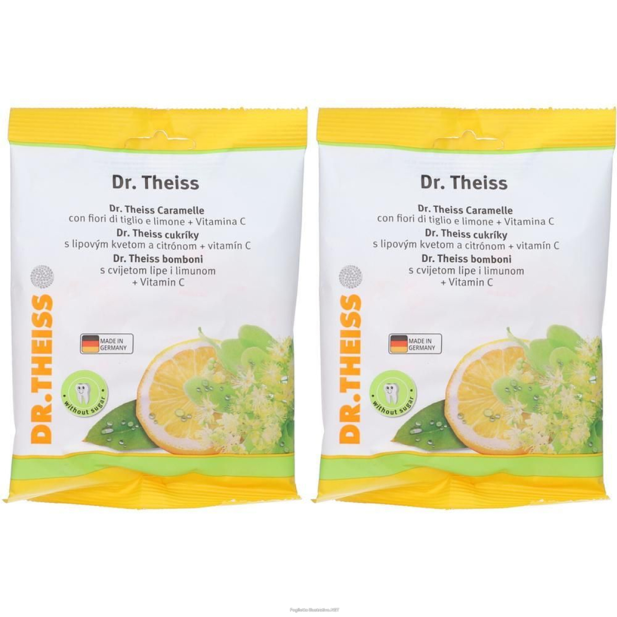 Compra Online dr. theiss caramelle al tiglio e limone senza zucchero 2x75 g caramell e Trova il miglior prezzo
