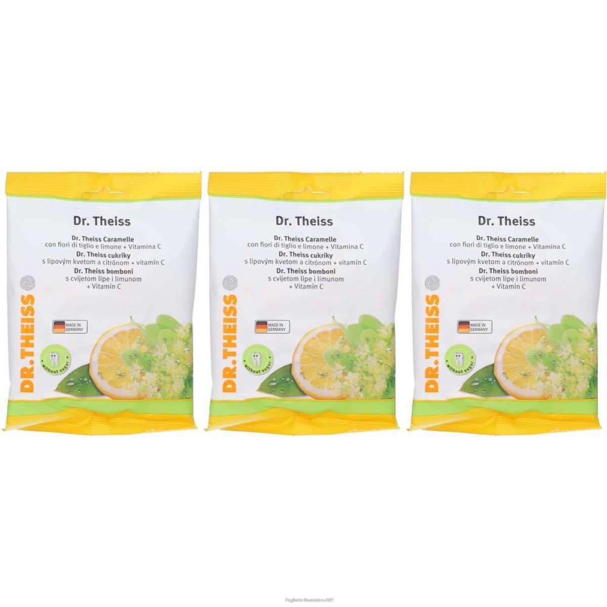 Compra Online dr. theiss caramelle al tiglio e limone senza zucchero 3x75 g caramell e Trova il miglior prezzo