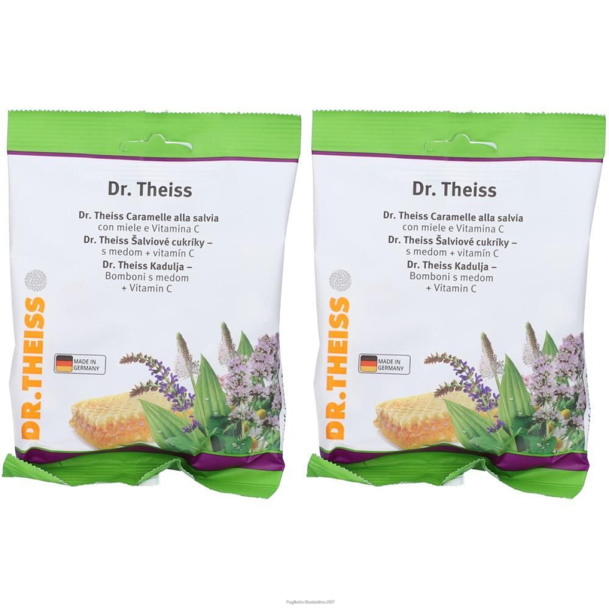Compra Online dr. theiss caramelle alla salvia 2x75 g e Trova il miglior prezzo
