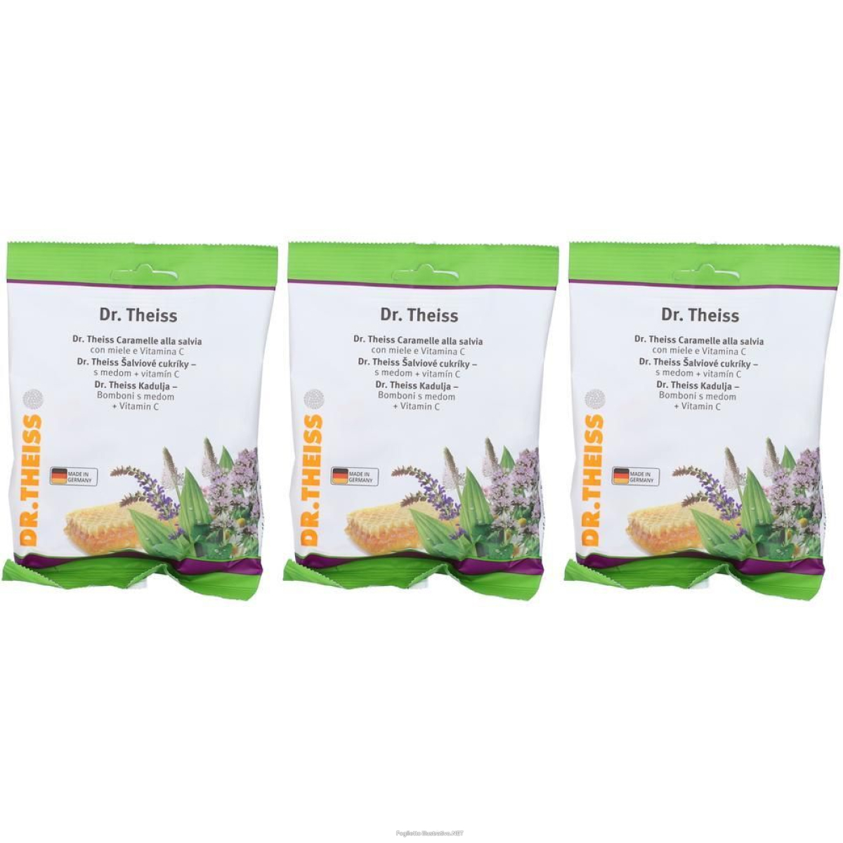 Compra Online dr. theiss caramelle alla salvia 3x75 g e Trova il miglior prezzo