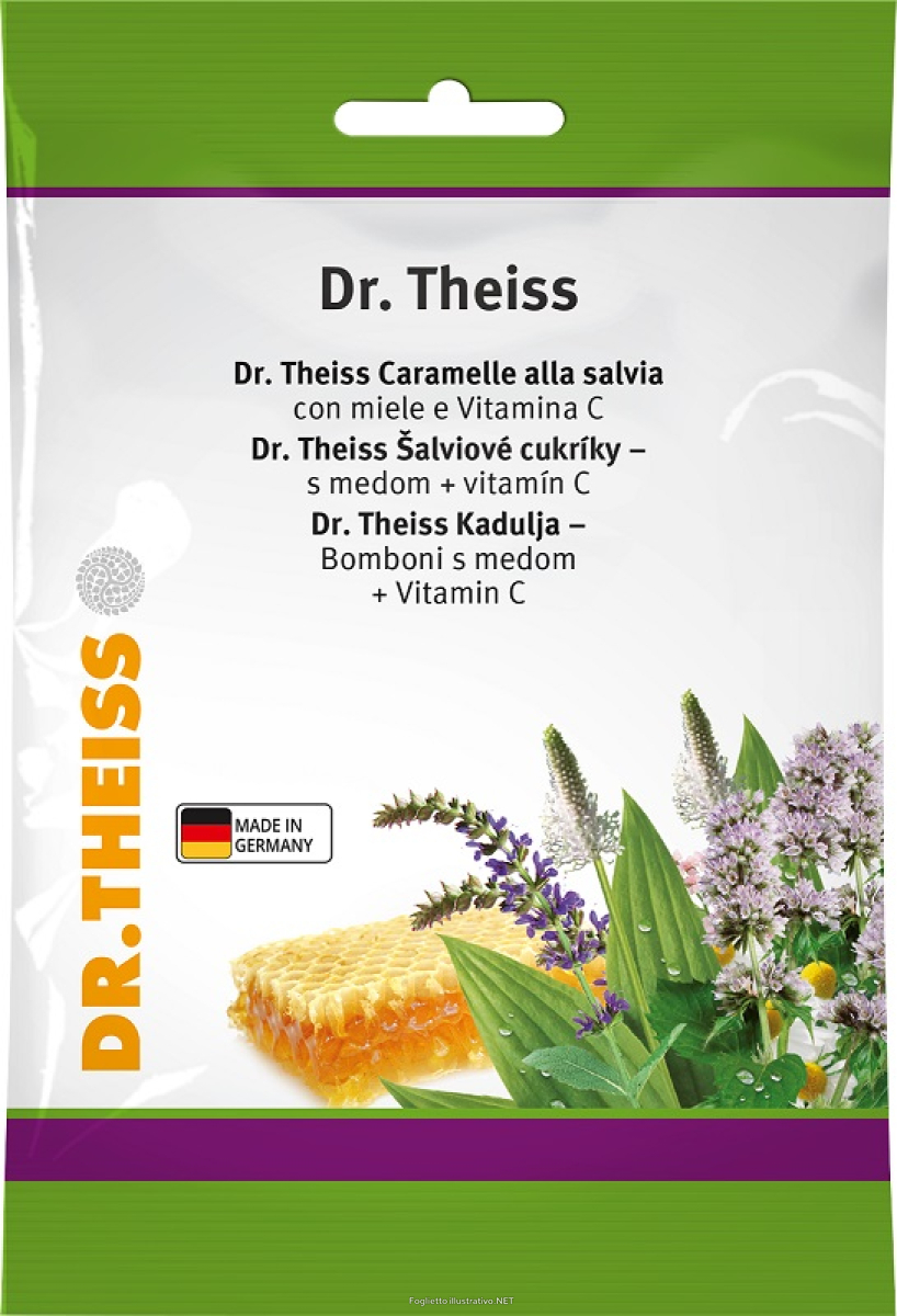 Compra Online dr.theiss caramelle alla salvia con miele e vitamina c 26 pezzi 75 grammi e Trova il miglior prezzo