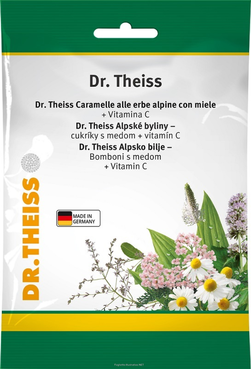 Compra Online dr.theiss caramelle alle erbe alpine con miele e vitamina c 26 pezzi 75 grammi e Trova il miglior prezzo