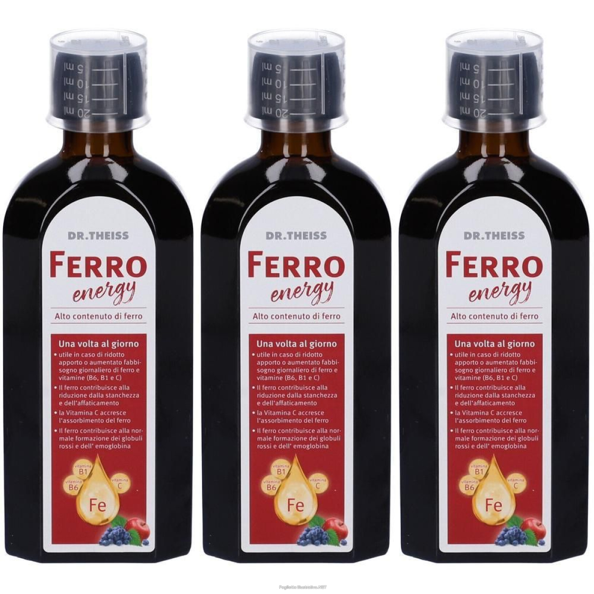 Compra Online dr theiss ferro energy 3x250 ml soluzione orale e Trova il miglior prezzo