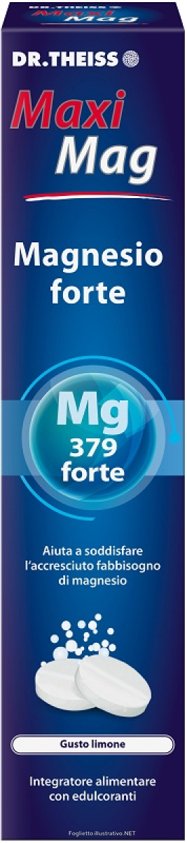 Compra Online dr. theiss maxi mag forte - integratore di magnesio per la stanchezza, 20 compresse effervescenti e Trova il miglior prezzo