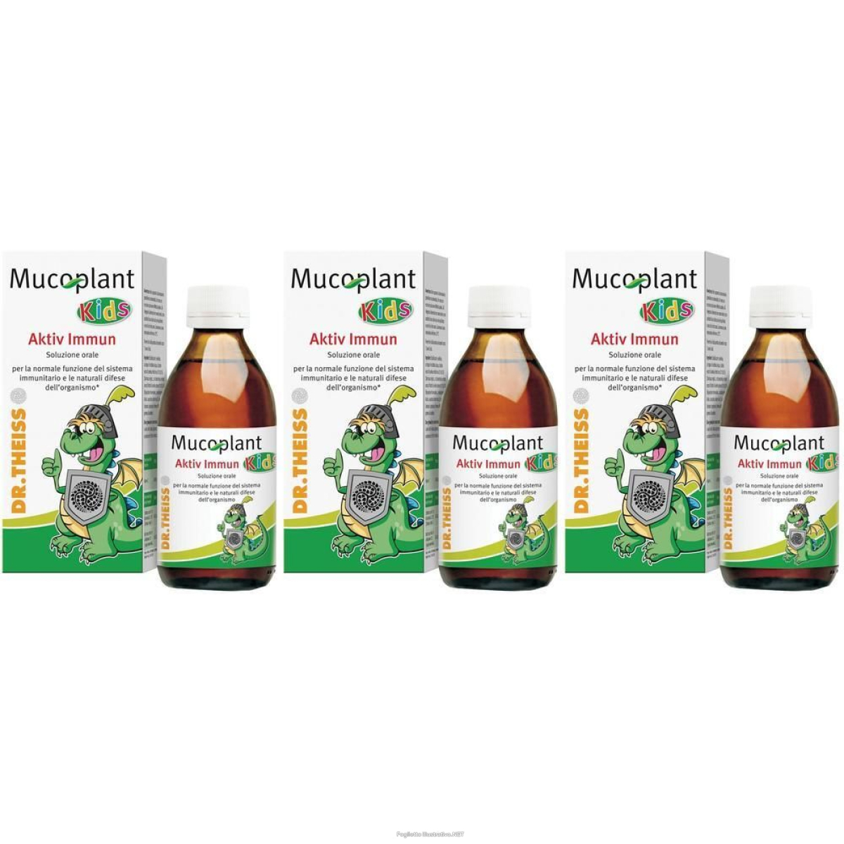 Compra Online dr theiss mucoplant kids aktiv sciroppo 3x200 ml soluzione orale e Trova il miglior prezzo