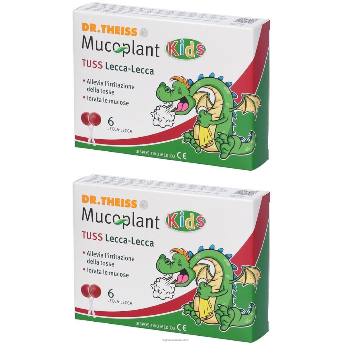 Compra Online dr.theiss mucoplant kids tuss lecca-lecca 2x60 g e Trova il miglior prezzo