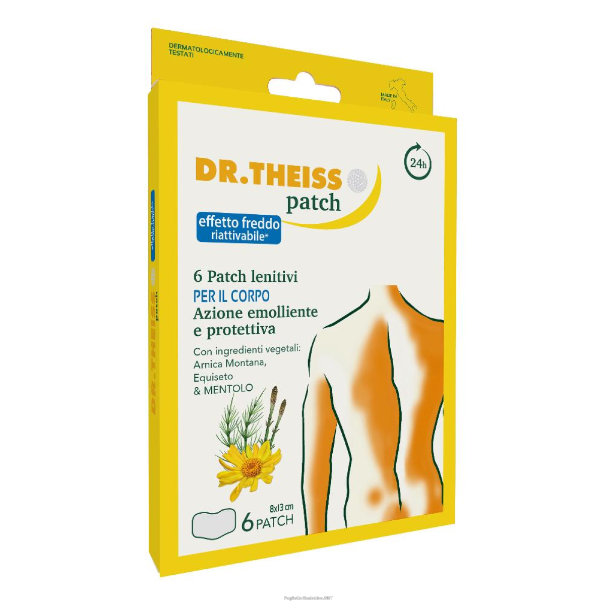 Compra Online dr theiss - patch lenitivi effetto freddo riattivabile 8x13 cm confezione 6 pezzi e Trova il miglior prezzo