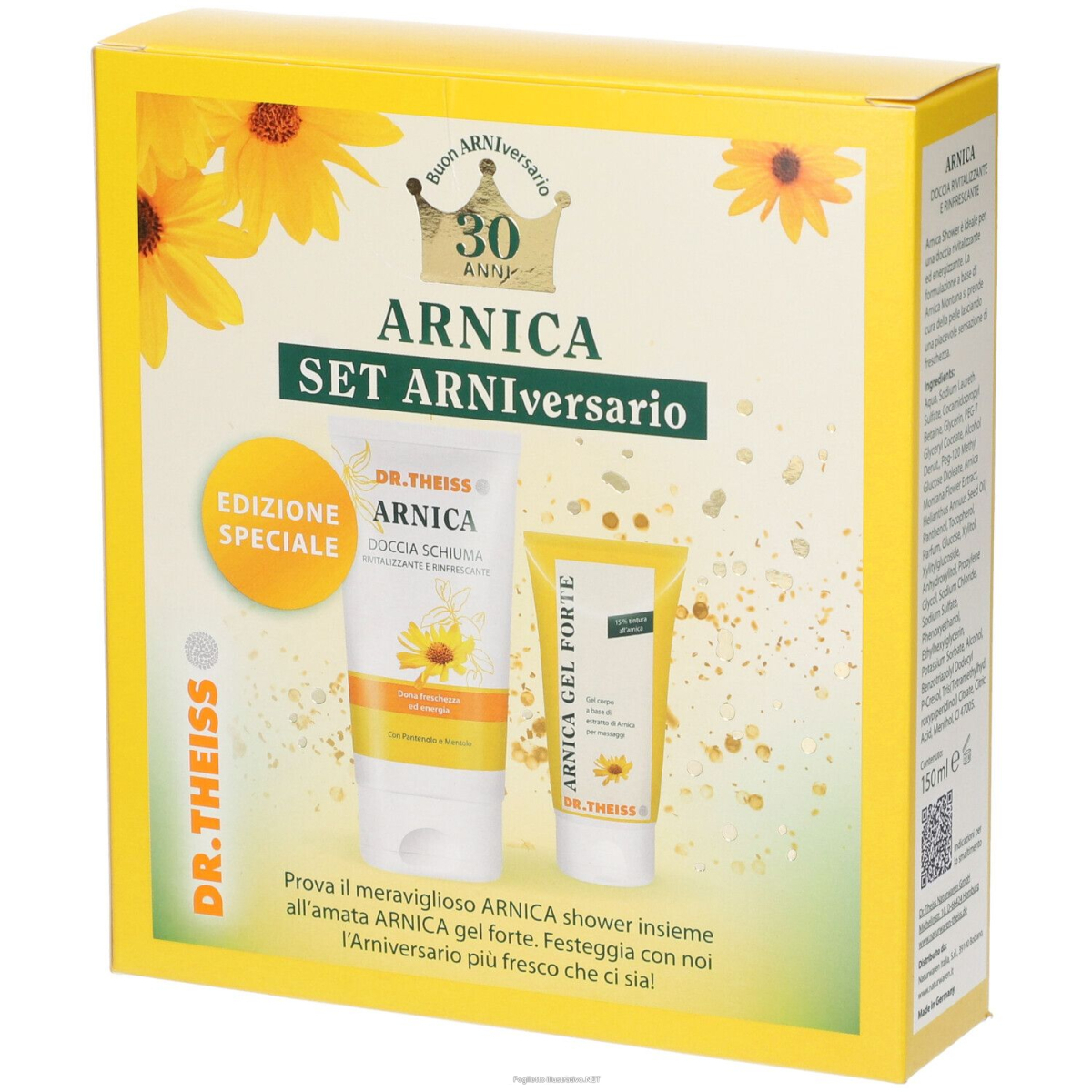 Compra Online dr. theiss set arniversario arnica doccia gel + forte 1 pz e Trova il miglior prezzo