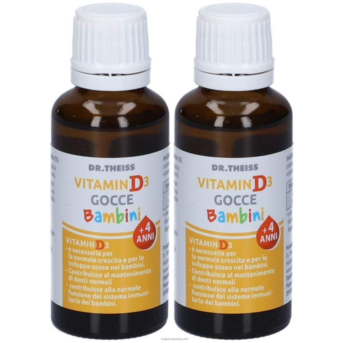 Compra Online dr. theiss vitamin d3 bambini gocce 2x30 ml e Trova il miglior prezzo