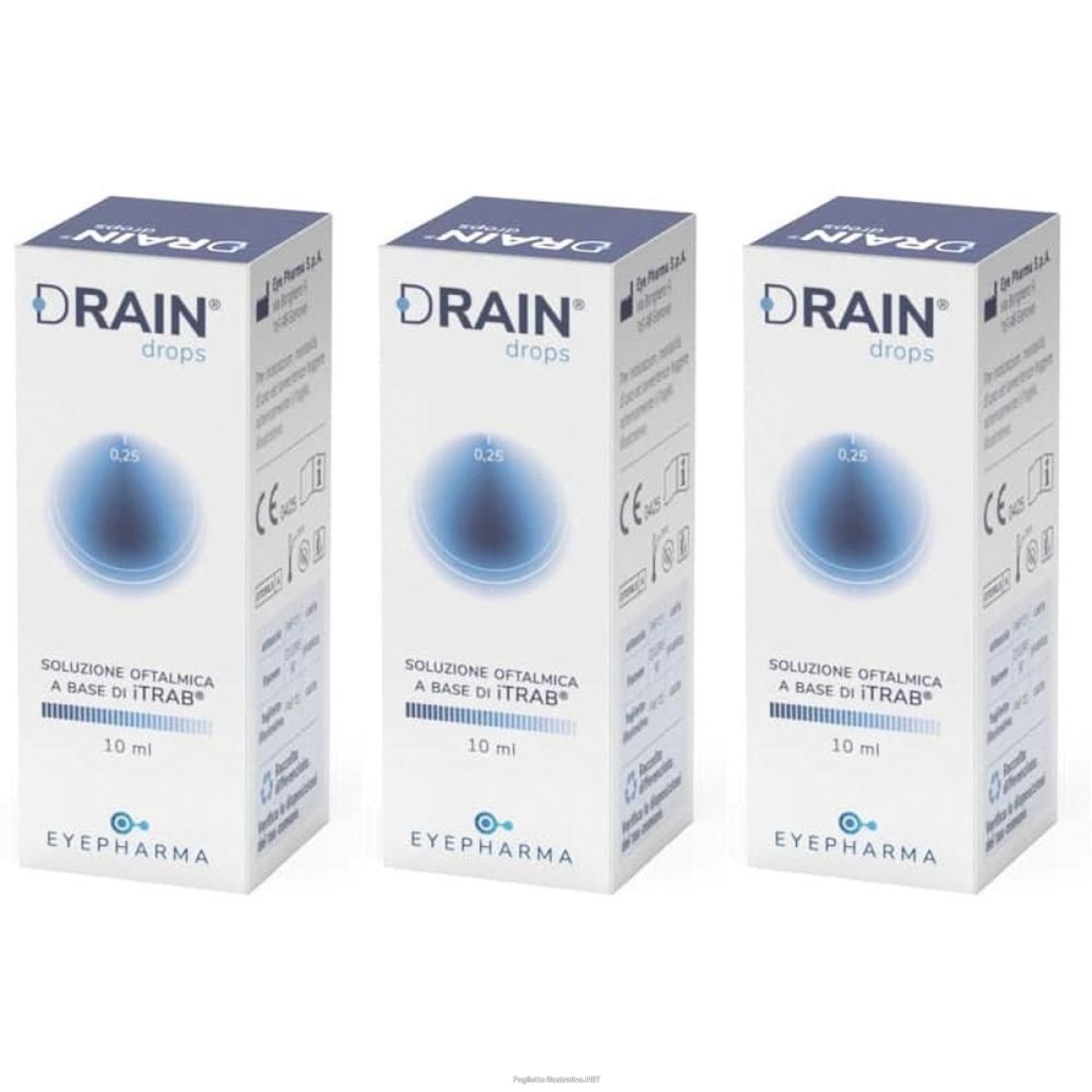 Compra Online drain drops 10 ml 3x10 ml gocce oftalmiche e Trova il miglior prezzo