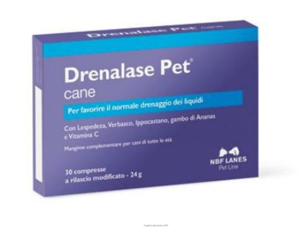 Compra Online drenalase pet cane mangime complementare drenaggio dei liquidi 20 compresse e Trova il miglior prezzo