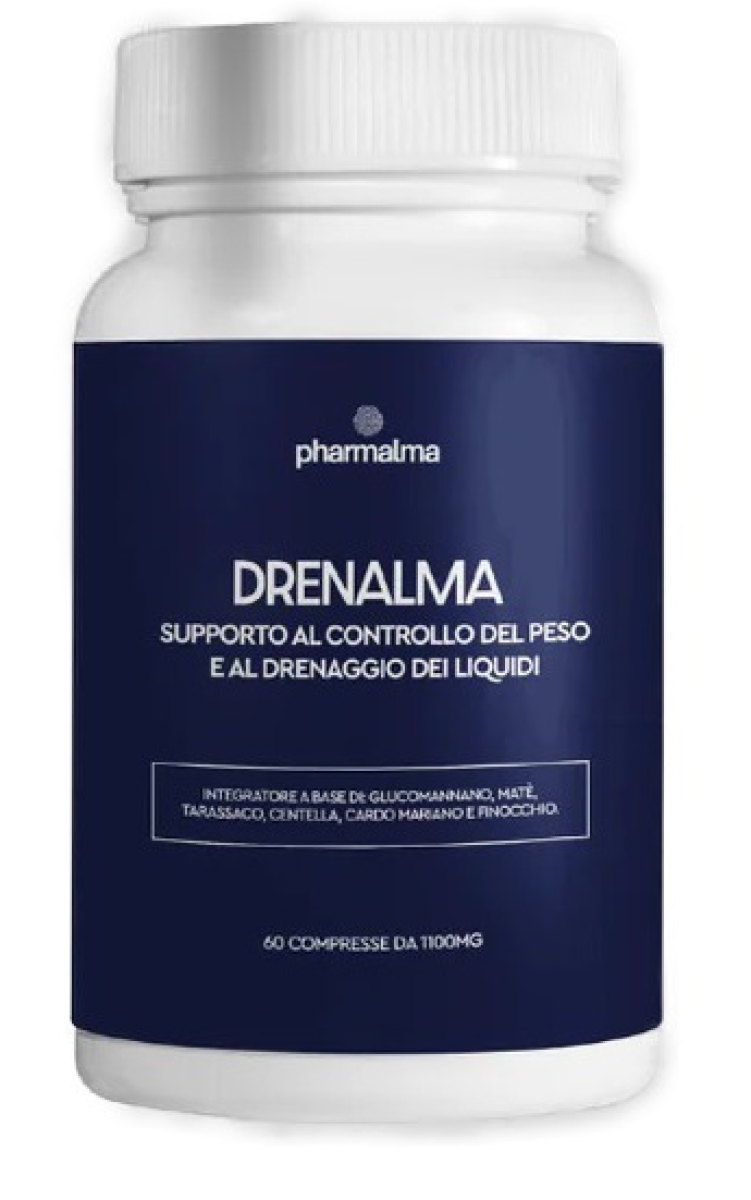 Compra Online Drenalma integratore per il controllo del peso e il drenaggio dei liquidi corporei 60 compresse e Trova il miglior prezzo
