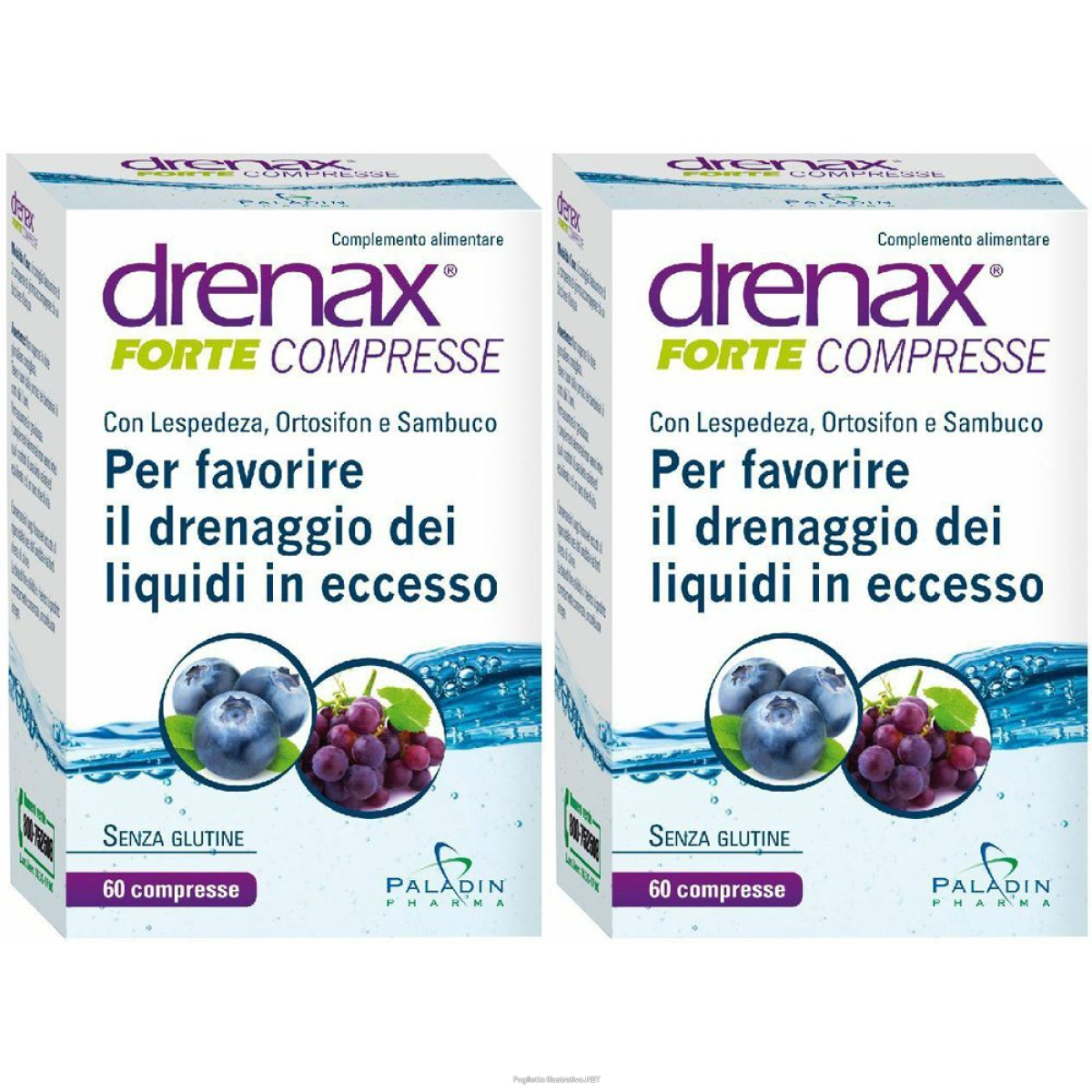 Compra Online drenax® forte compresse set da 2 2x60 pz e Trova il miglior prezzo