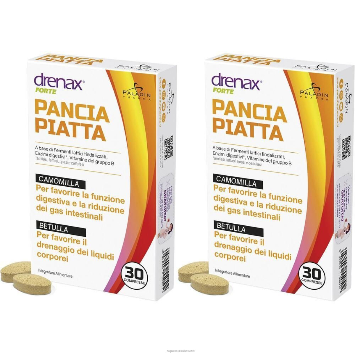 Compra Online drenax forte pancia piatta compresse 2x30 pz e Trova il miglior prezzo