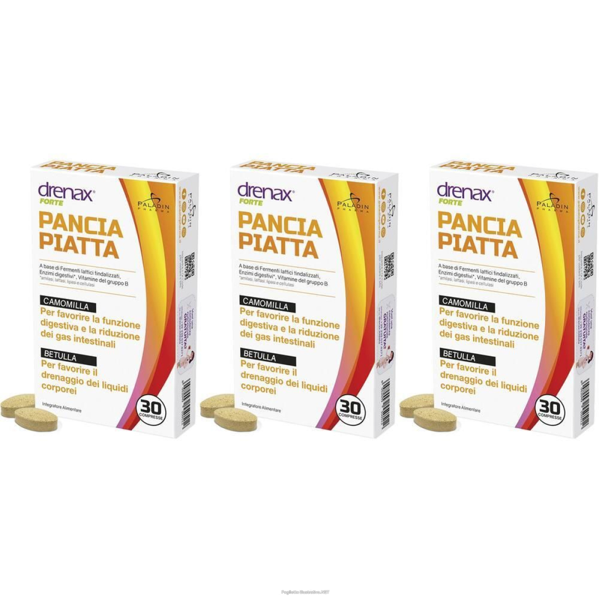 Compra Online drenax forte pancia piatta compresse 3x30 pz e Trova il miglior prezzo