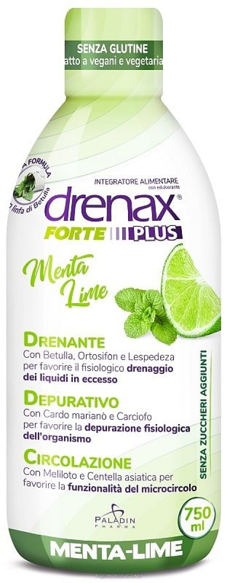 Compra Online drenax forte plus menta/lime 750 ml e Trova il miglior prezzo