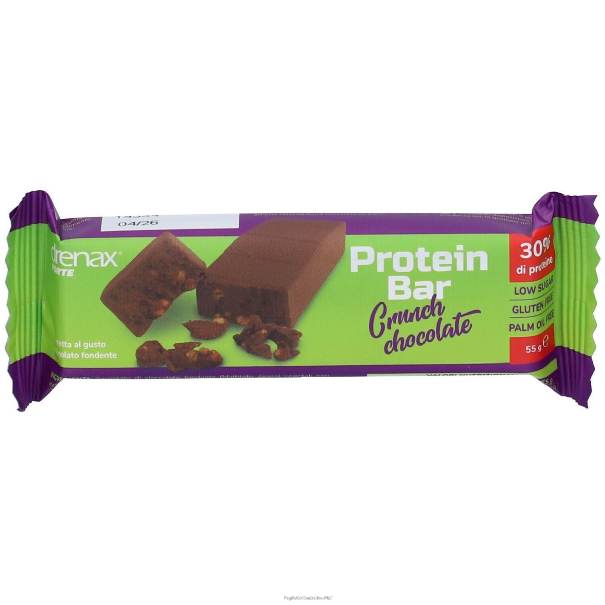 Compra Online drenax forte protein bar barretta gusto cioccolato fondente 4x55 g e Trova il miglior prezzo