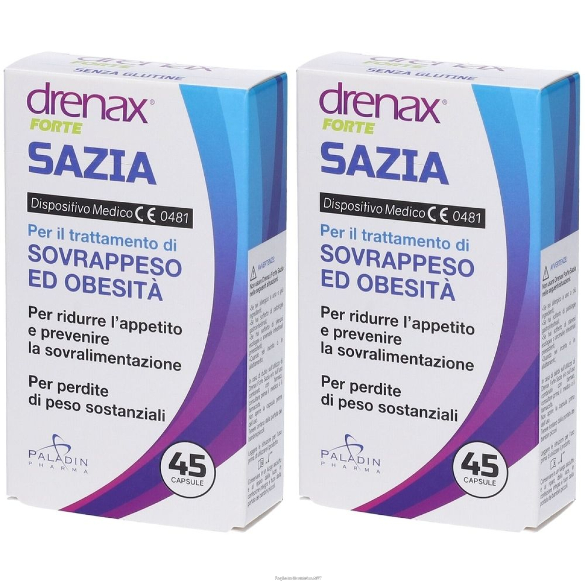 Compra Online drenax forte sazia 45 compresse set da 2 2x45 g e Trova il miglior prezzo