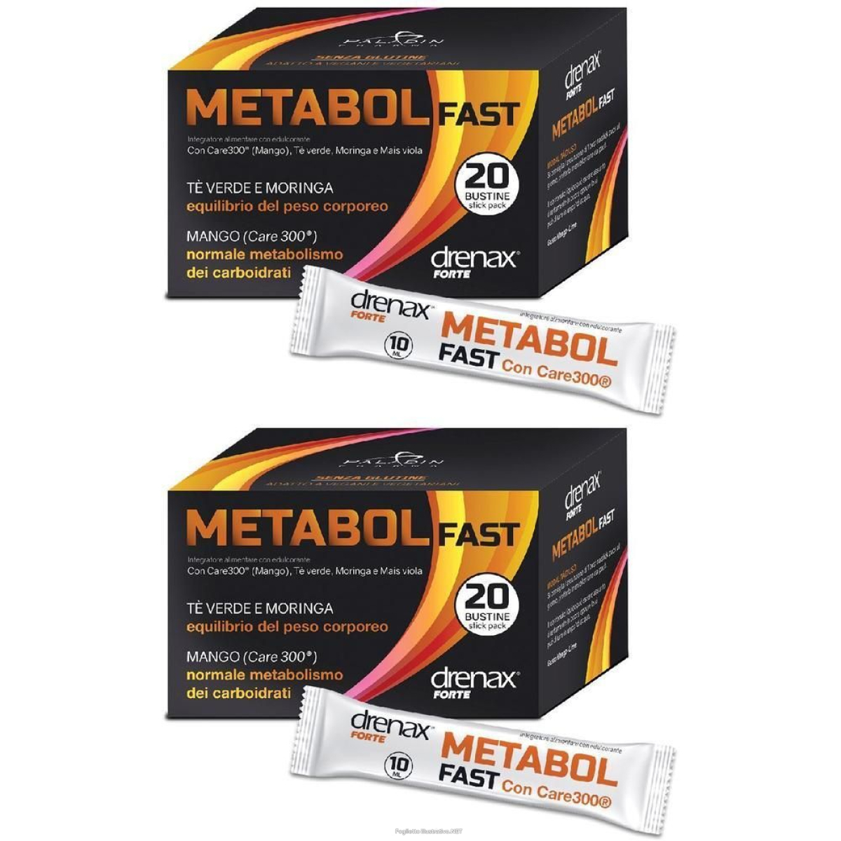 Compra Online drenax metabol fast 20 stick p 2x20 pz bustina e Trova il miglior prezzo