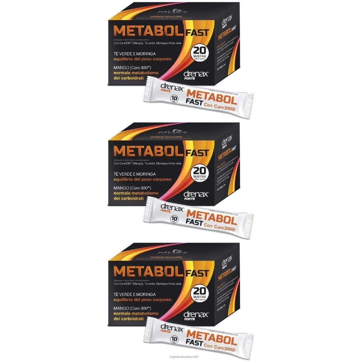 Compra Online drenax metabol fast 20 stick p 3x20 pz bustina e Trova il miglior prezzo