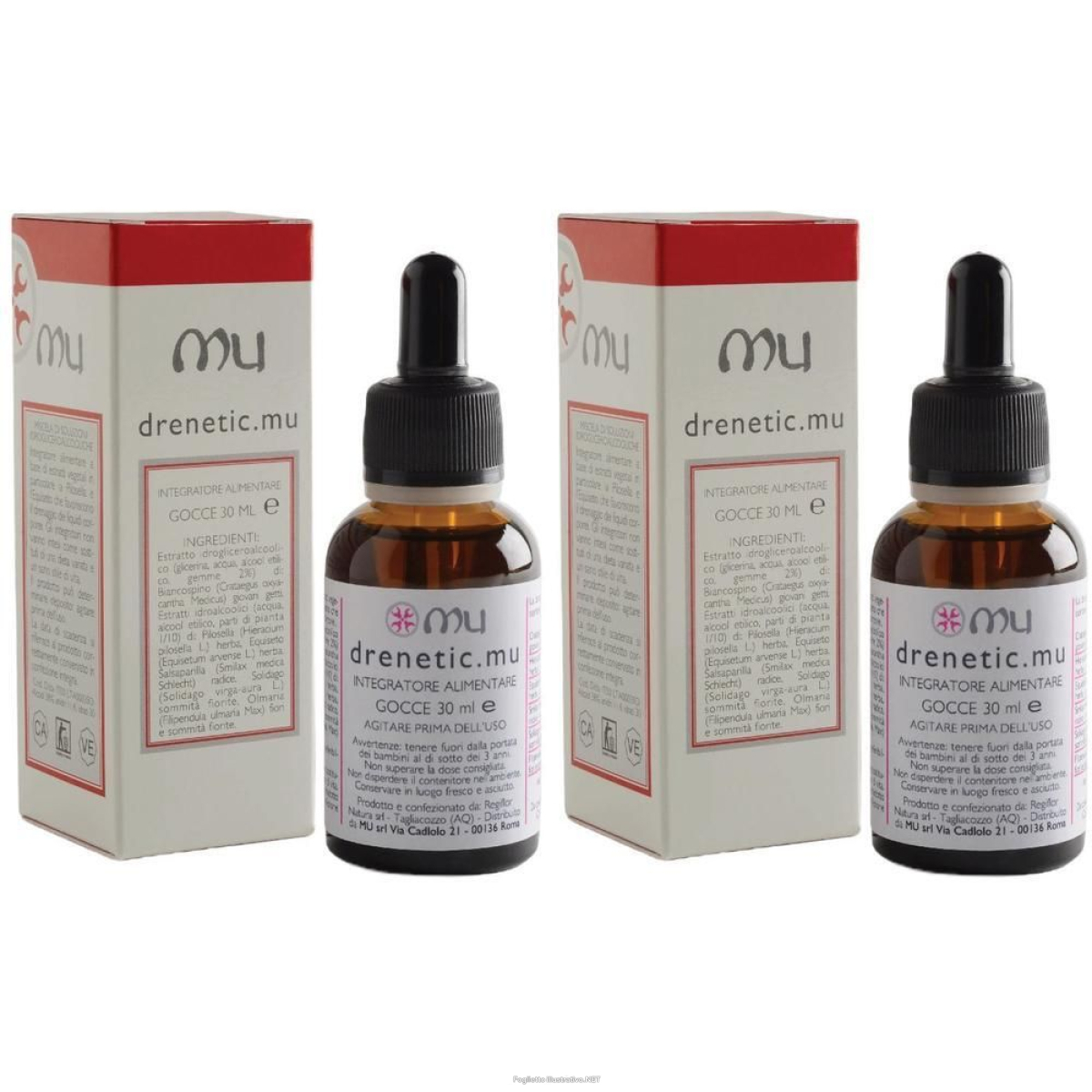 Compra Online drenetic mu gocce 30 ml 2x30 ml orali e Trova il miglior prezzo