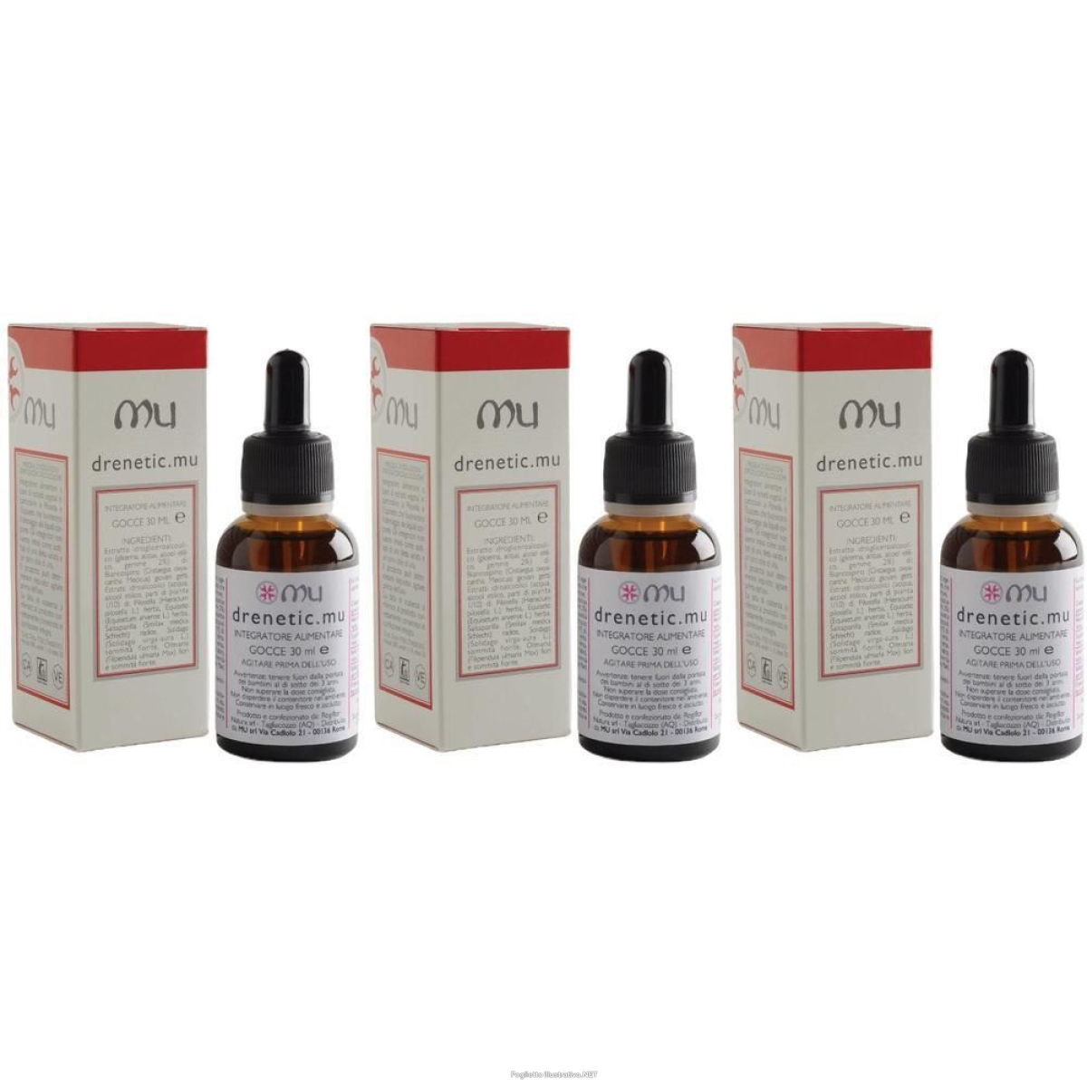Compra Online drenetic mu gocce 30 ml 3x30 ml orali e Trova il miglior prezzo