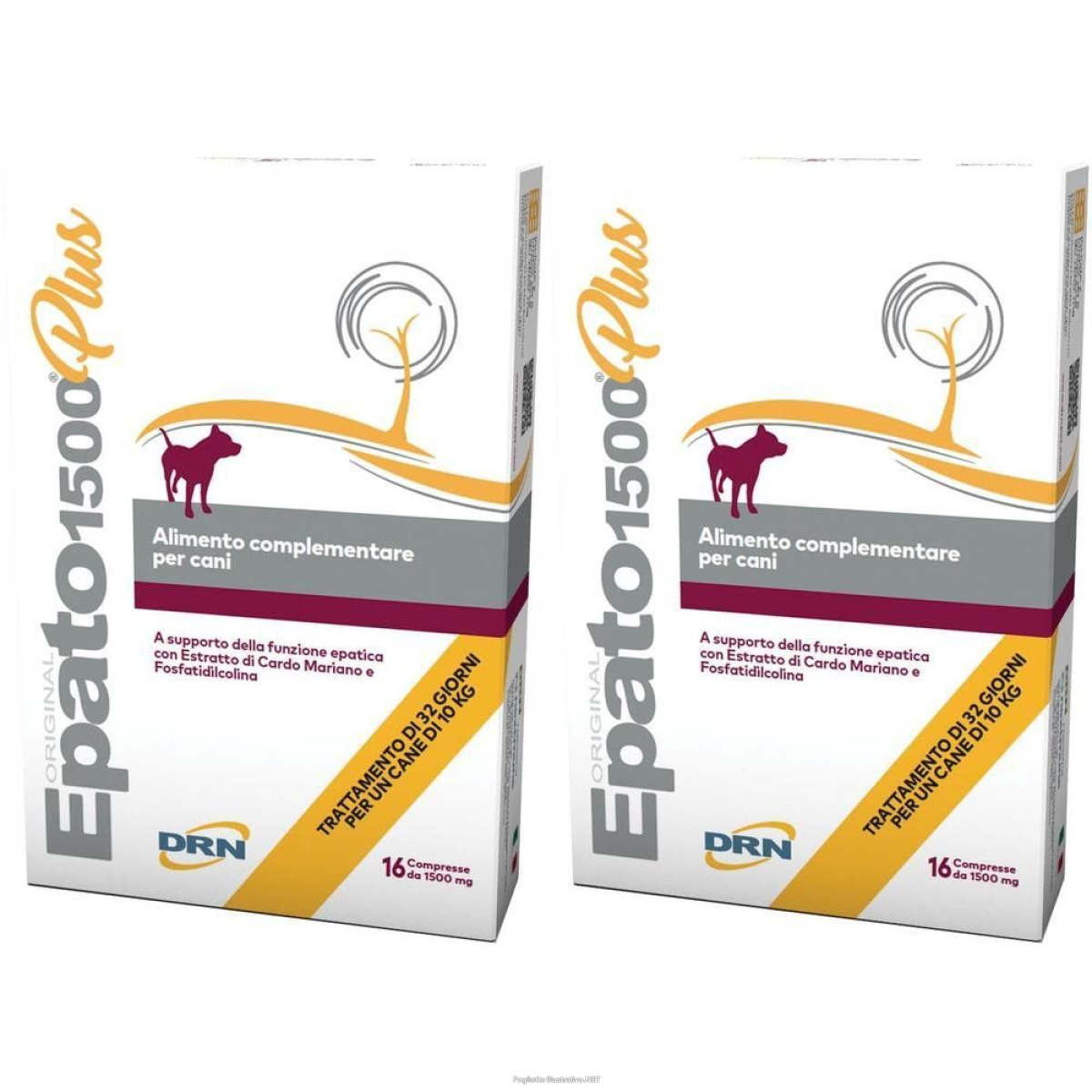 Compra Online drn epato 1500 plus cane compresse 2x16 pz e Trova il miglior prezzo