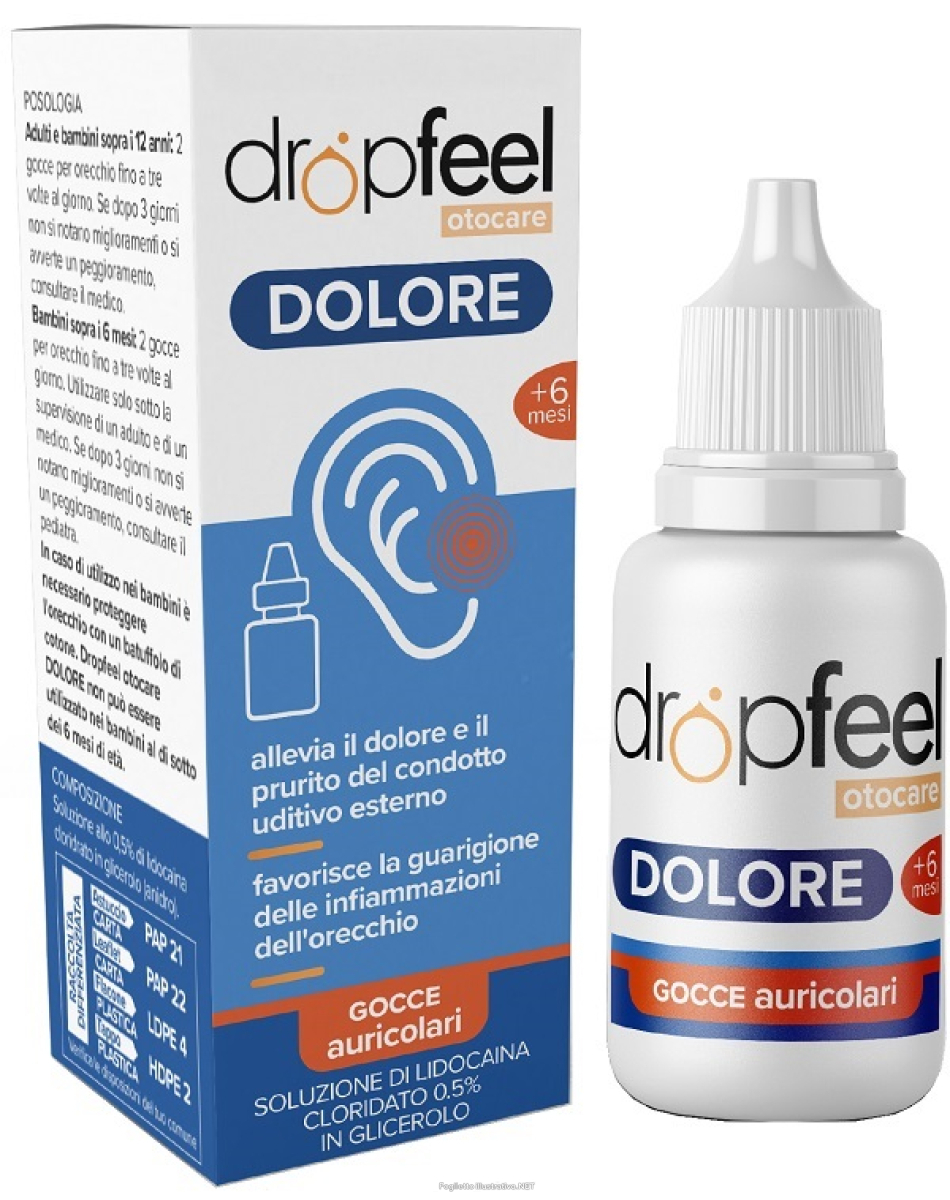 Compra Online dropfeel otocare dolore gocce auricolari 7 ml e Trova il miglior prezzo