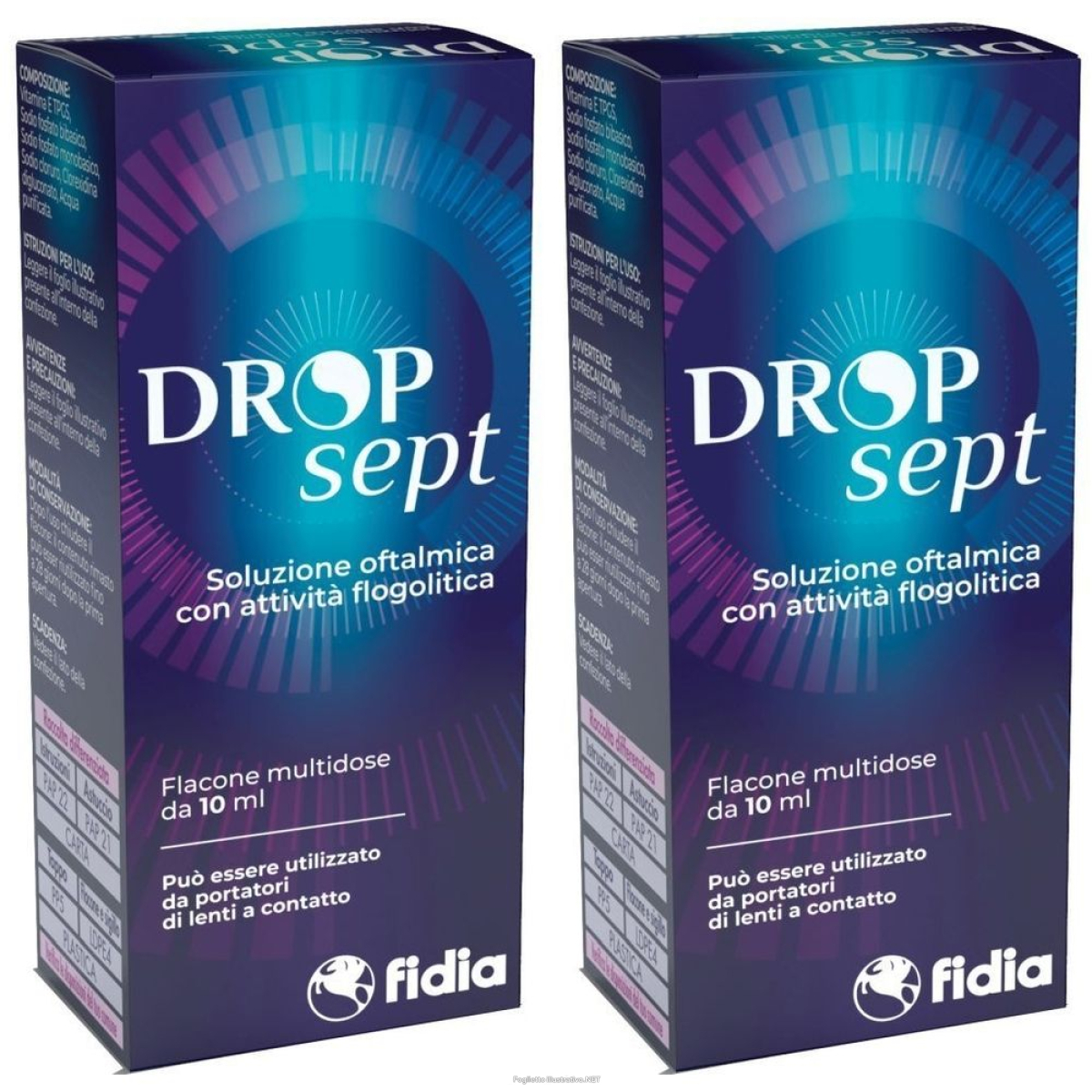 Compra Online dropsept soluzione oftalmica set da 2 2x10 ml gocce oftalmiche e Trova il miglior prezzo