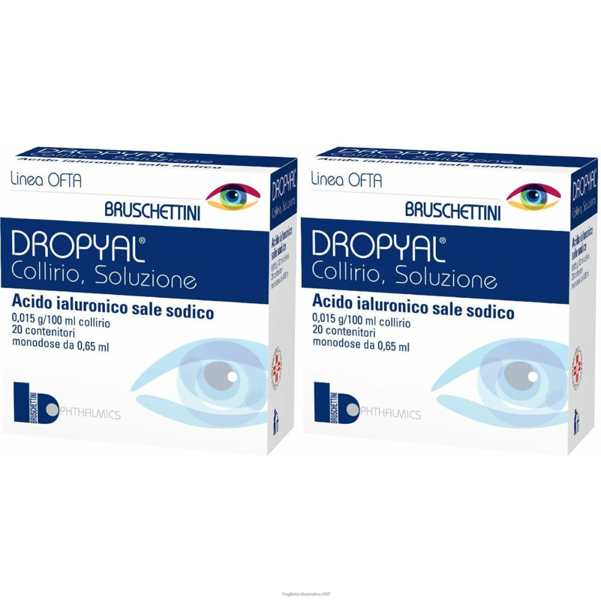 Compra Online dropyal® collirio set da 2 2x20x0,65 ml pipette monodose e Trova il miglior prezzo