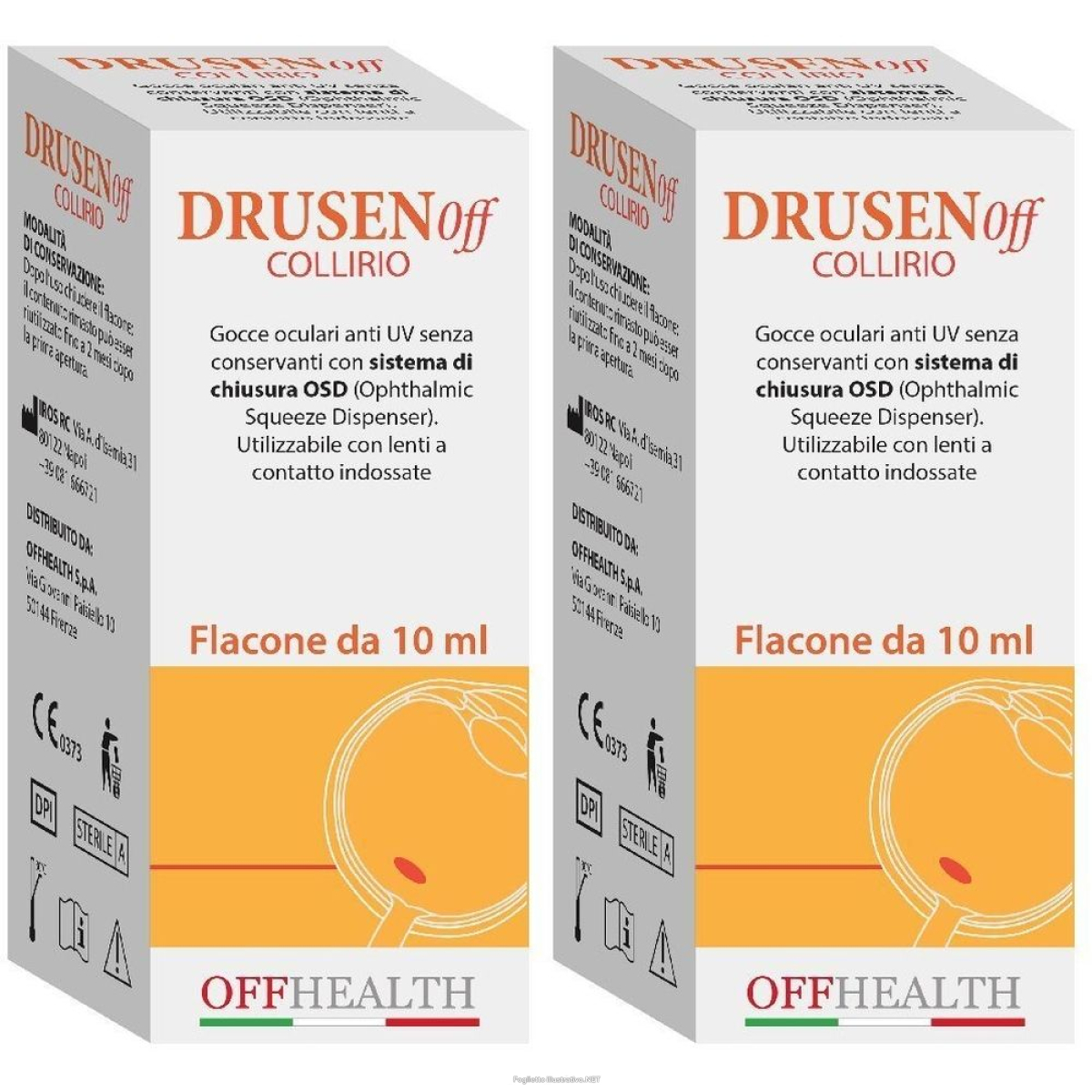 Compra Online drusenoff collirio set da 2 2x10 ml gocce oftalmiche e Trova il miglior prezzo