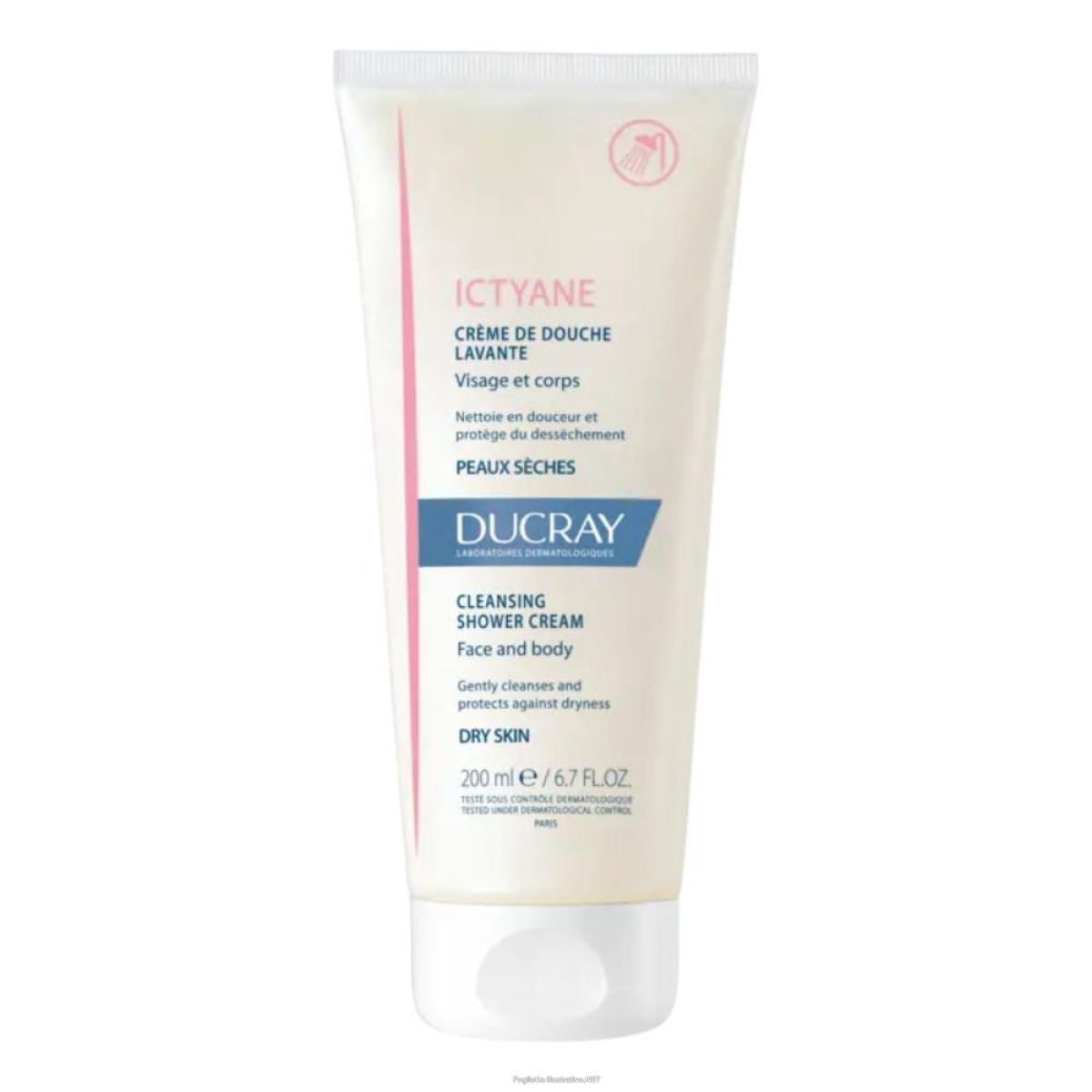 Compra Online ducray ictyane crema detergente viso e corpo per pelle secca 200 ml e Trova il miglior prezzo