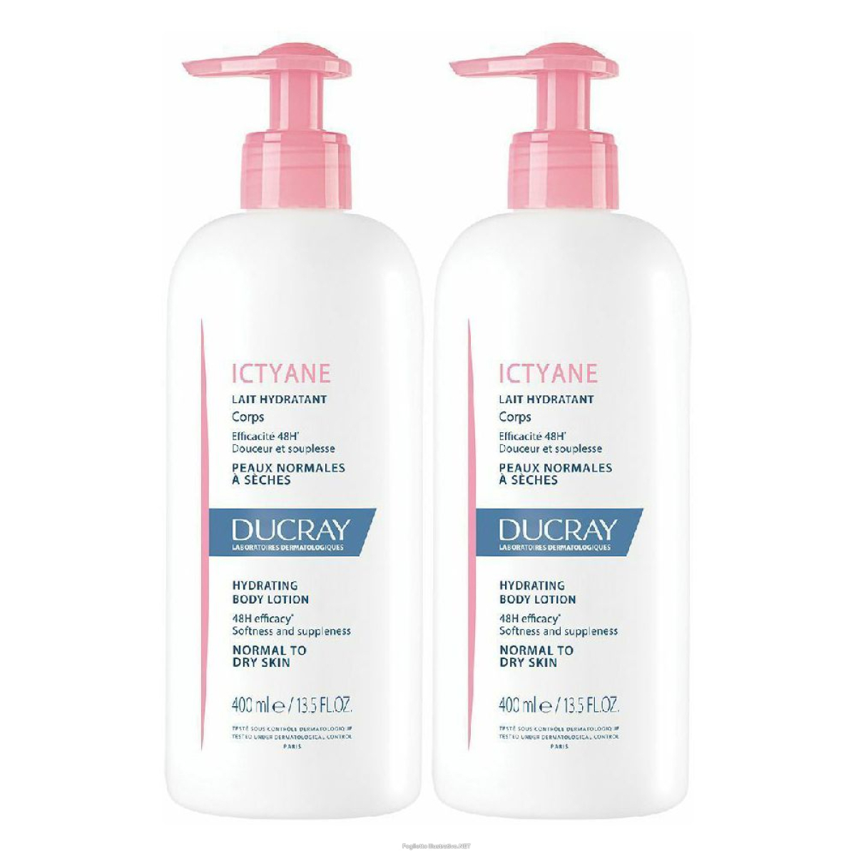 Compra Online ducray ictyane latte idratante corpo set da 2 2x400 ml e Trova il miglior prezzo
