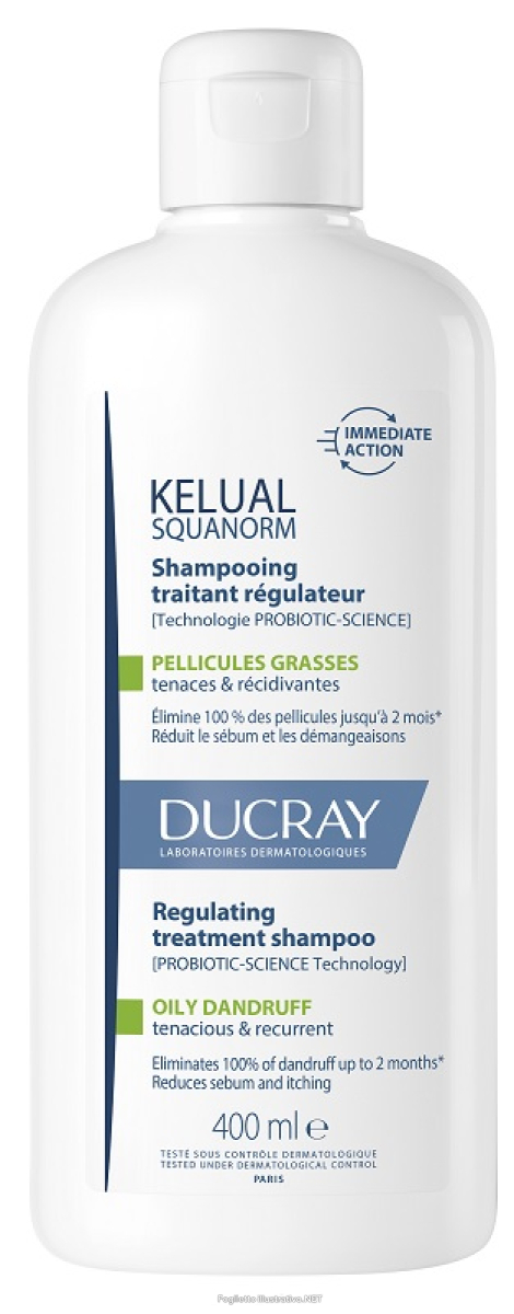 Compra Online ducray - kelual squanorm shampoo regolatore forfora grassa confezione 400 ml e Trova il miglior prezzo
