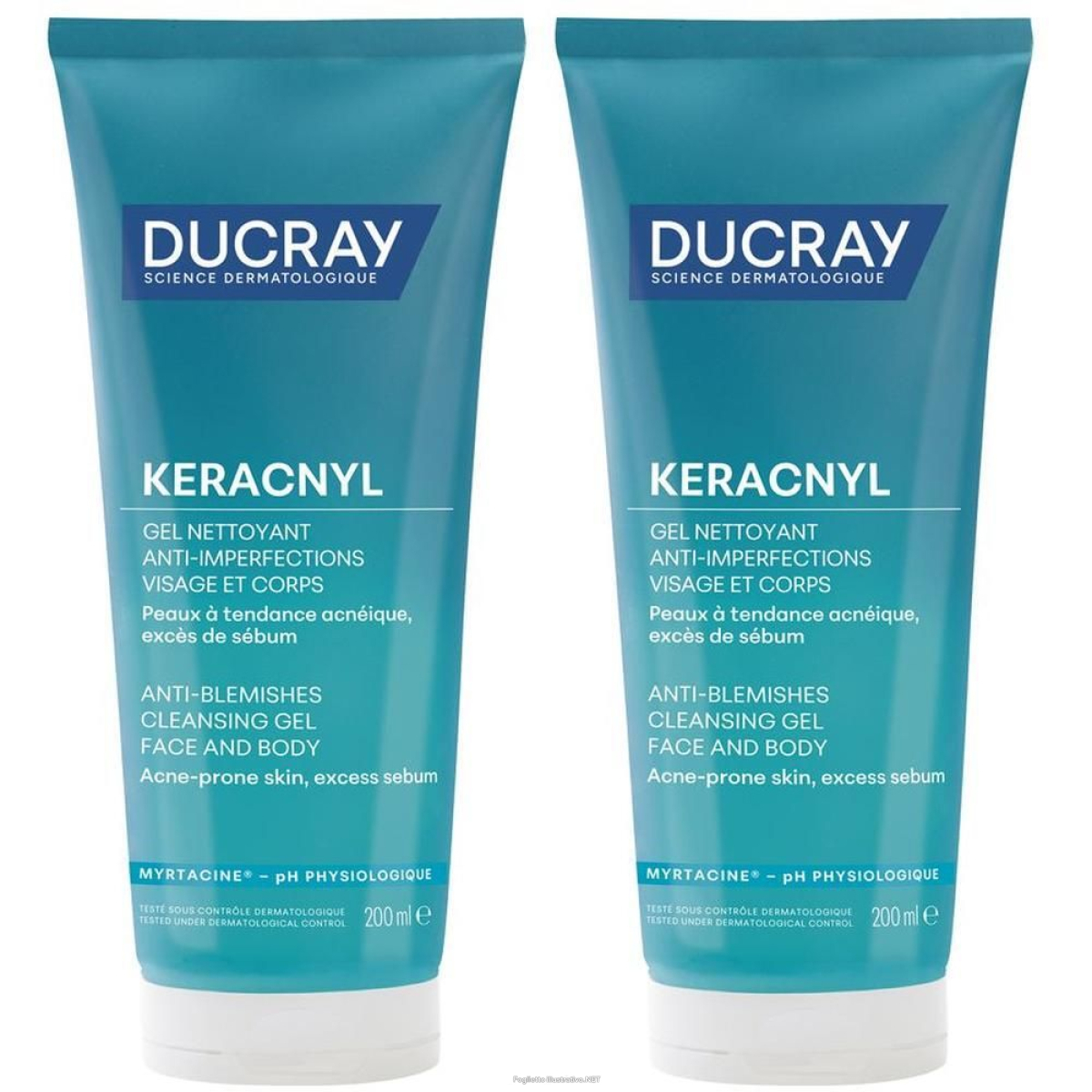 Compra Online ducray keracnyl gel detergente 200ml - pelle grassa a tendenza acneica e Trova il miglior prezzo