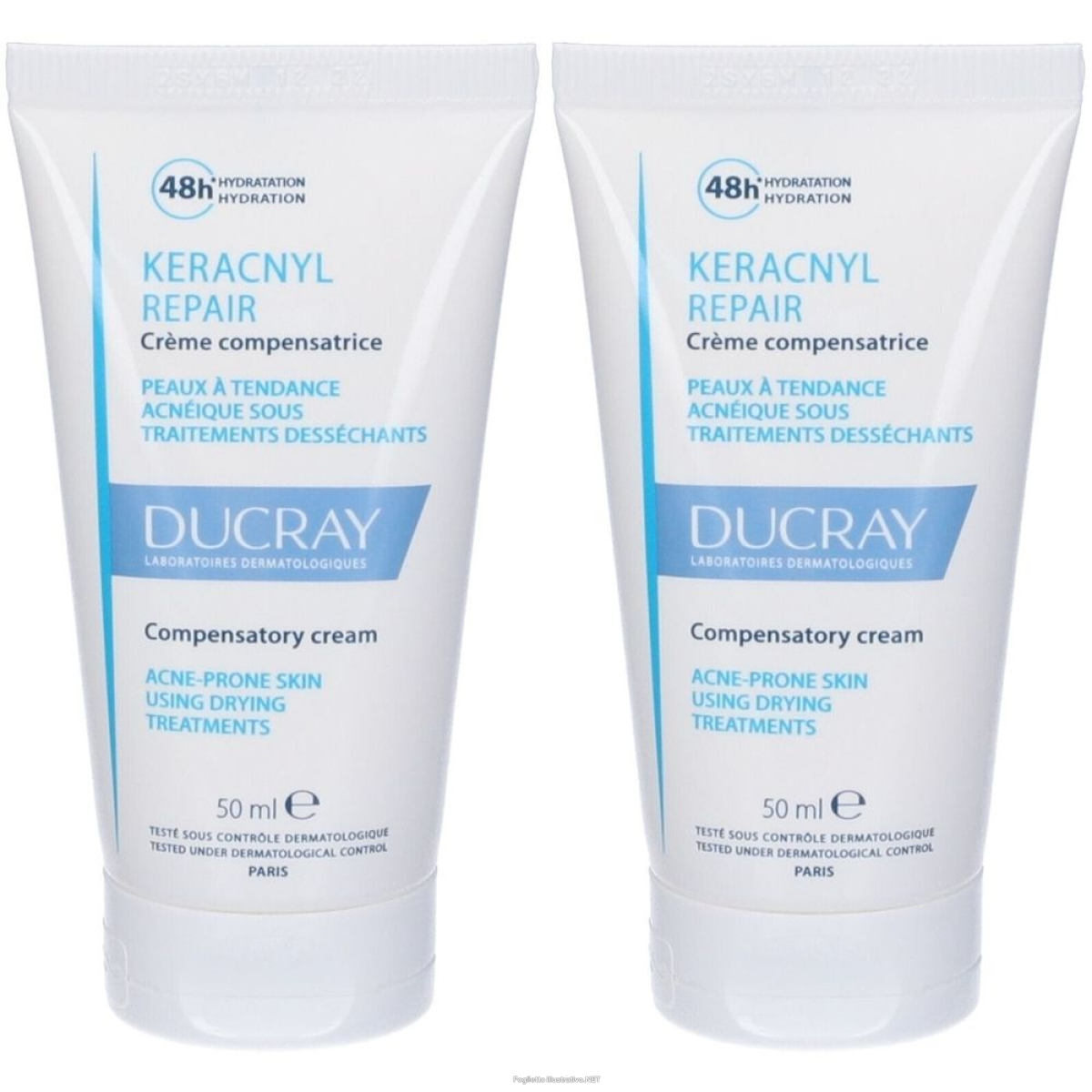 Compra Online ducray keracnyl repair crema compensatrice 50ml - pelle grassa a tend e Trova il miglior prezzo