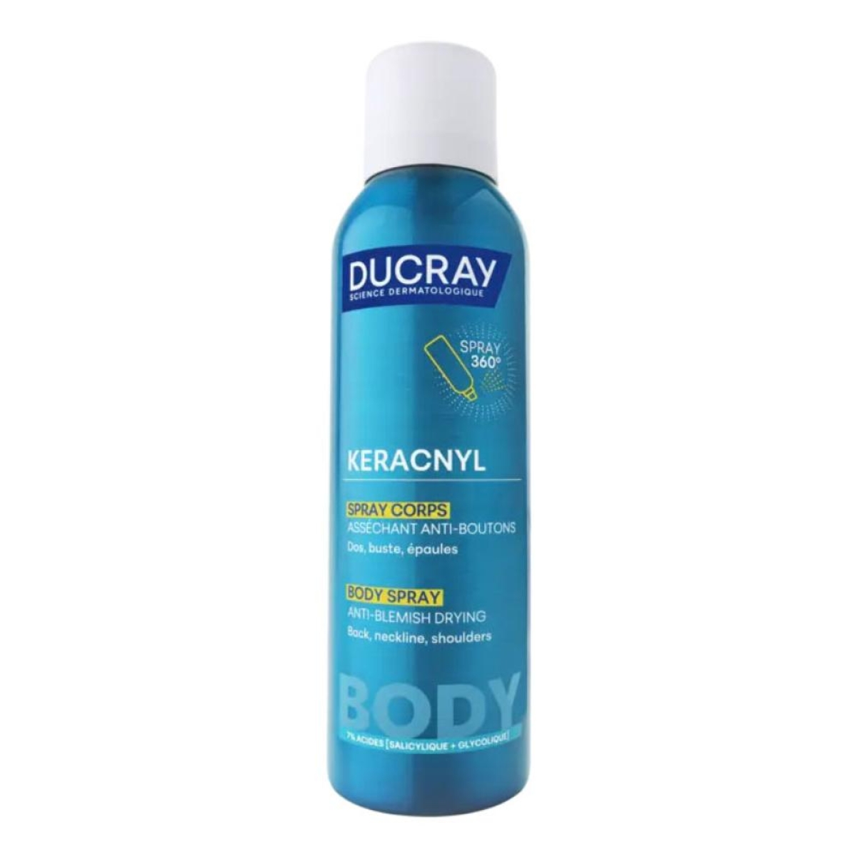 Compra Online Ducray - keracnyl spray corpo disseccante anti imperfezioni confezione 150 ml e Trova il miglior prezzo
