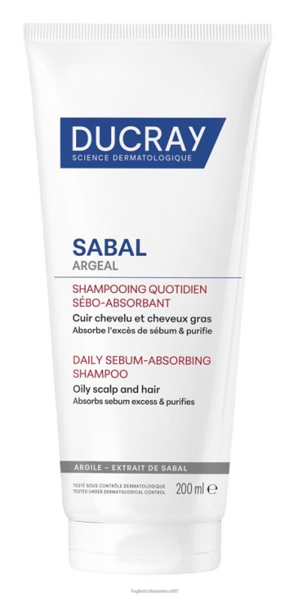 Compra Online ducray sabal argeal shampoo sebo-assorbente per cuoio capelluto e capelli grassi 200ml e Trova il miglior prezzo