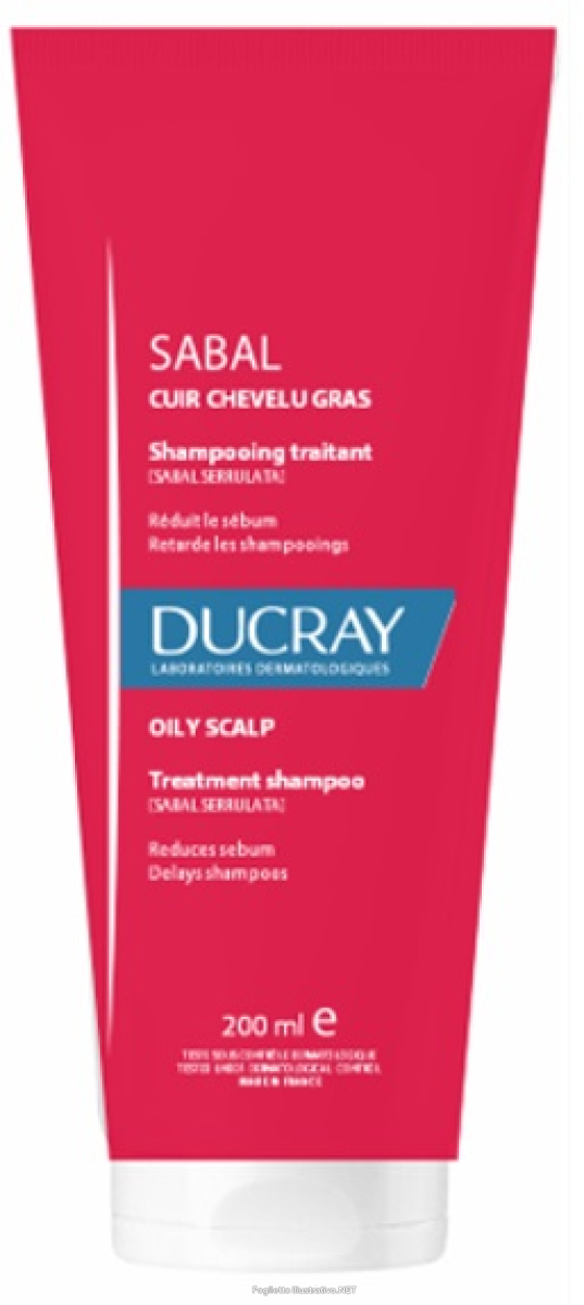 Compra Online ducray sabal shampoo trattante sebo-riduttore, trattamento purificante anti sebo in eccesso, cuoio capelluto e capelli grassi, 200ml e Trova il miglior prezzo