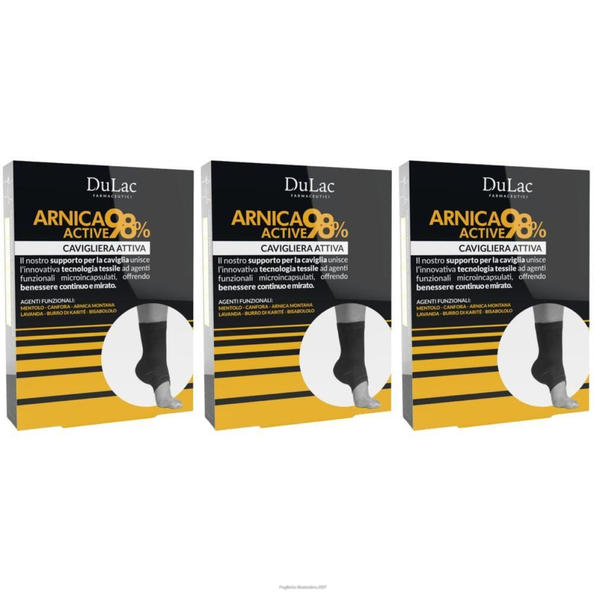 Compra Online dulac arnica active 98% cavigliera attiva taglia 3 1 st e Trova il miglior prezzo