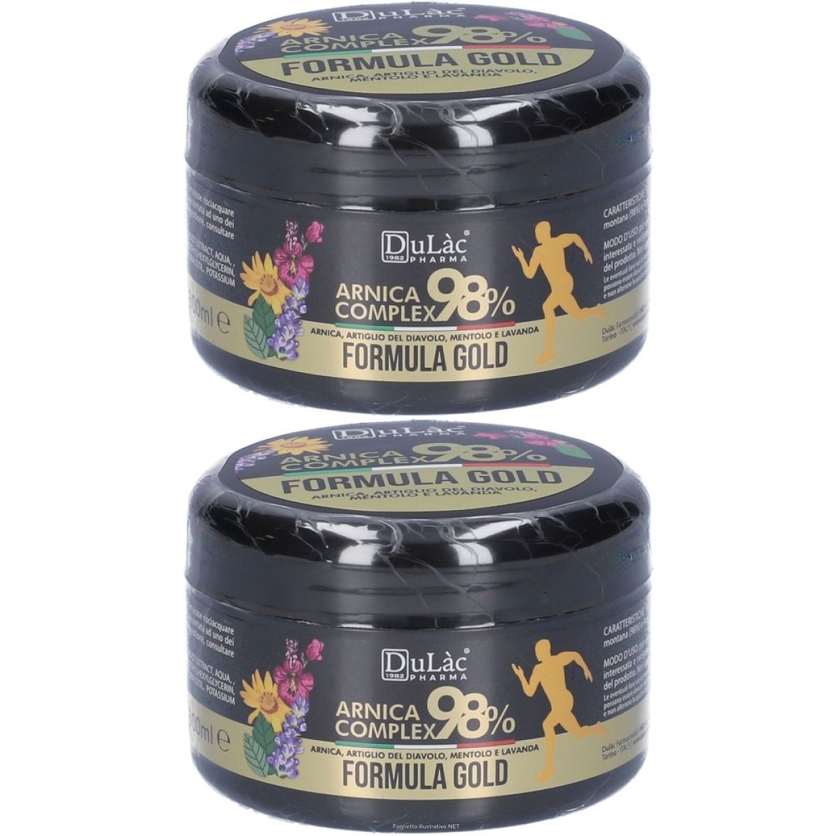 Compra Online dulac arnica complex 98% formula gold set da 2 2x300 ml gel e Trova il miglior prezzo