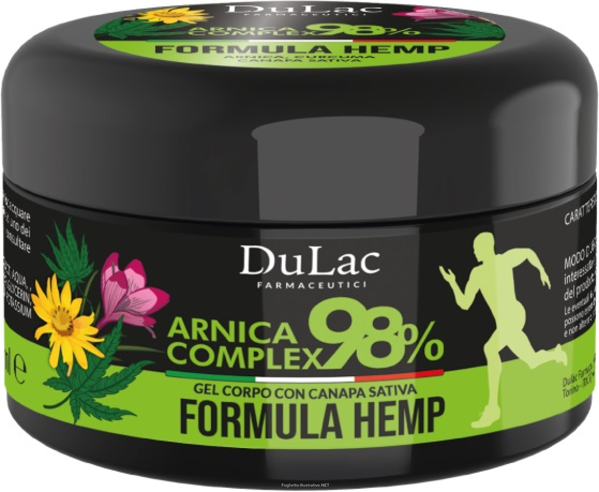 Compra Online dulac arnica complex 98% formula hemp gel corpo 300 ml e Trova il miglior prezzo