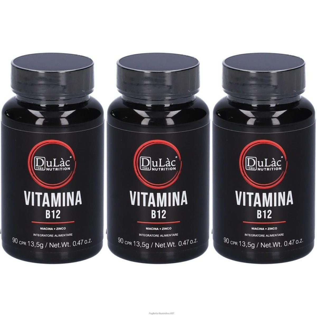 Compra Online dulàc vitamina b12 niacina + zinco compresse 3x13,5 g e Trova il miglior prezzo