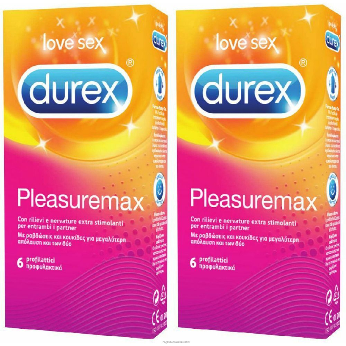 Compra Online durex® love sex pleasuremax set da 2 2x6 pz preservativi e Trova il miglior prezzo