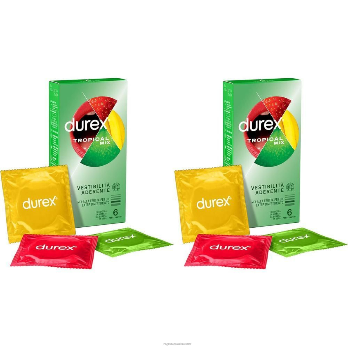 Compra Online durex® love sex tropical 2x6 pz preservativi e Trova il miglior prezzo