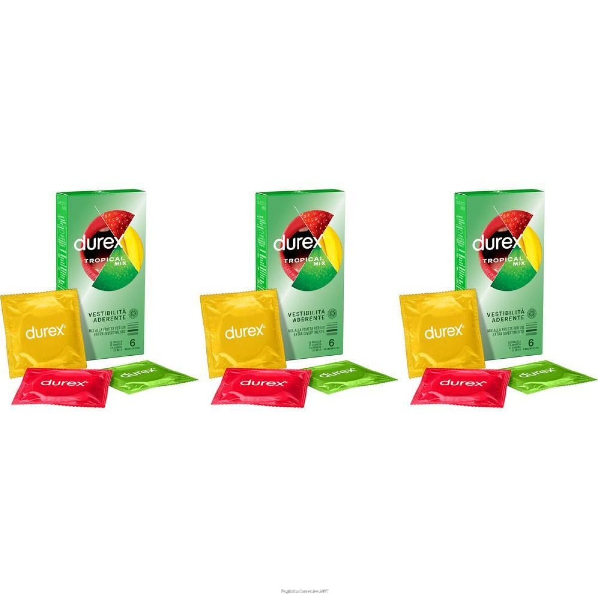 Compra Online durex® love sex tropical 3x6 pz preservativi e Trova il miglior prezzo